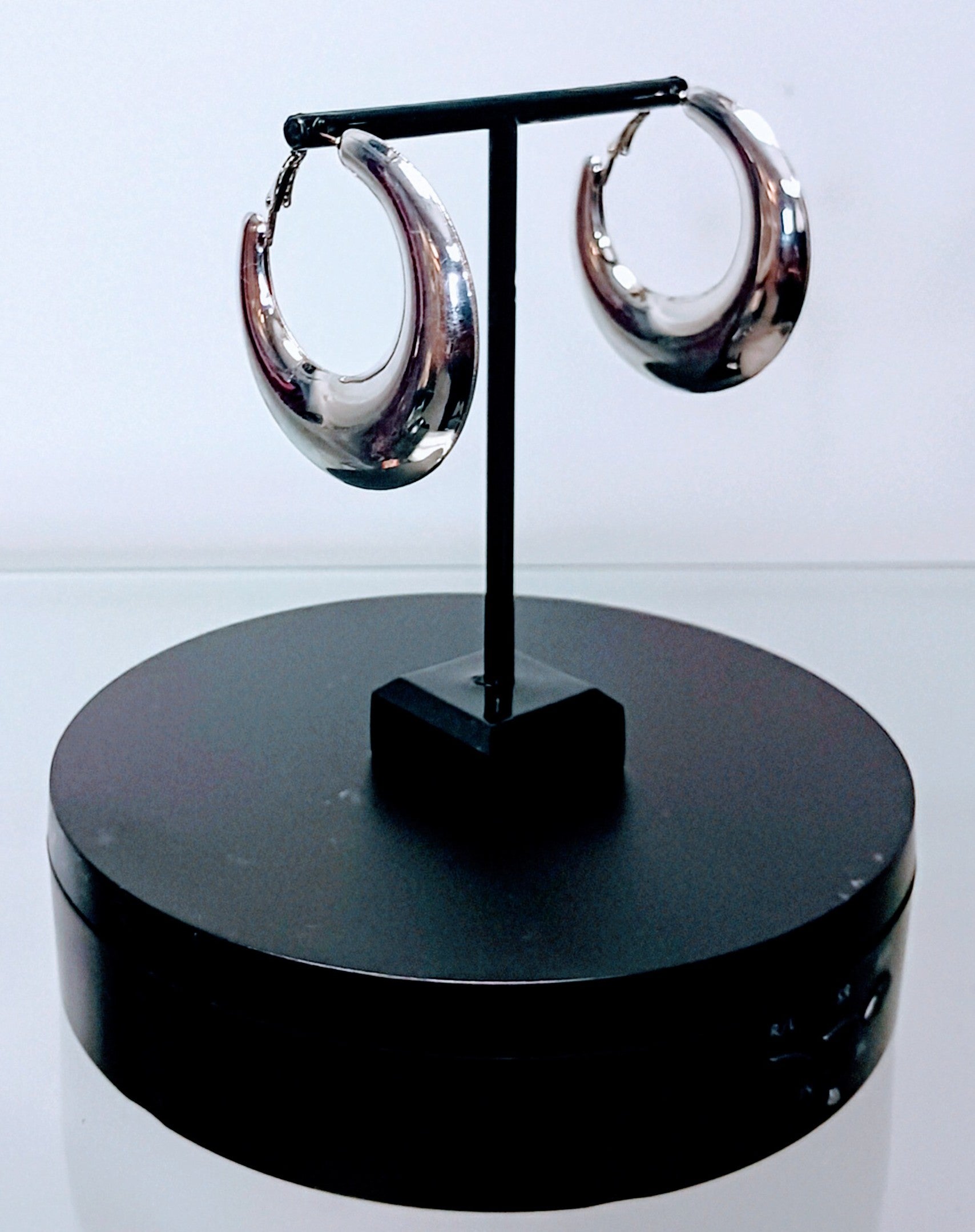 Everyday Chic Silver Hoops