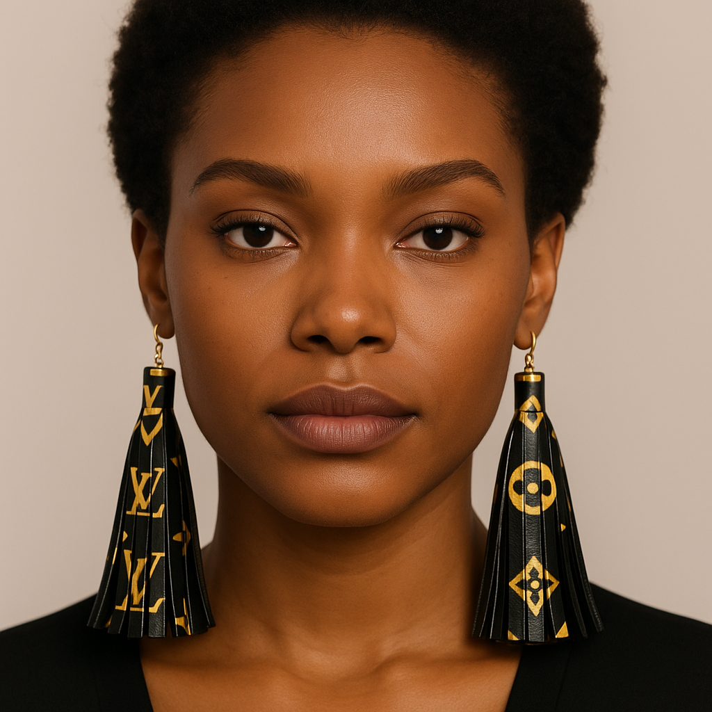 Logo Lux Tassel Earrings
