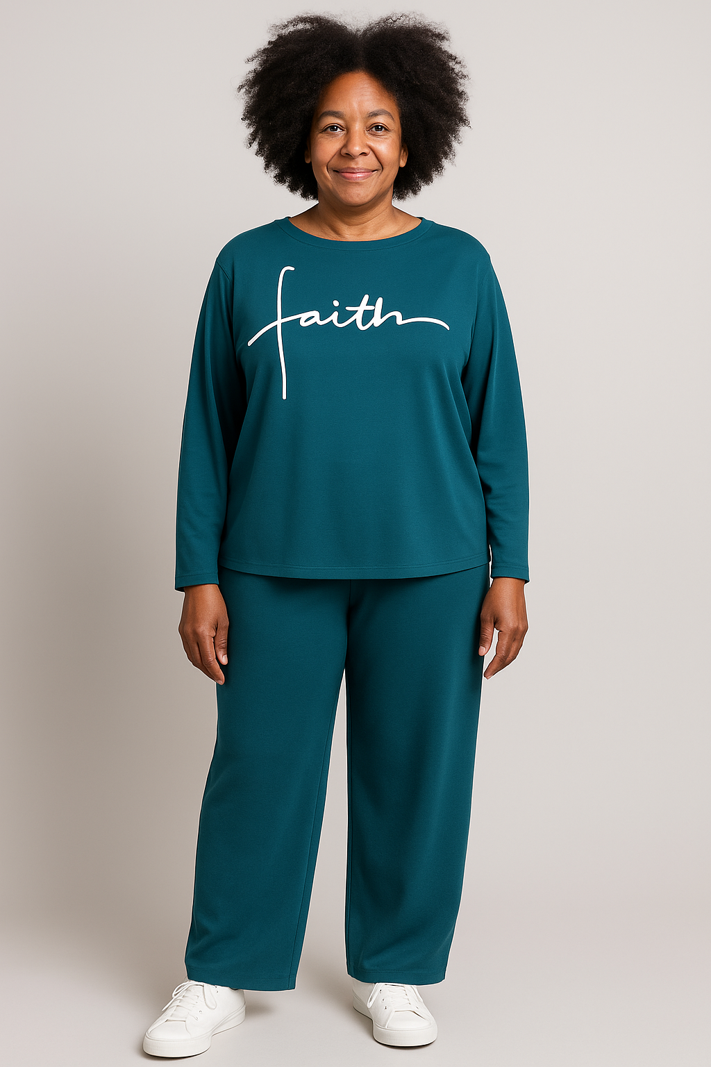 Ponte Knit Pants Set